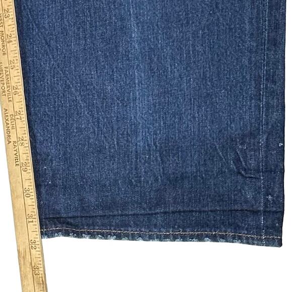 Ralph Lauren Polo Jeans Mens Size 42x32 (41x31.5) Hayden Dark Wash Grinding READ - Picture 9 of 15